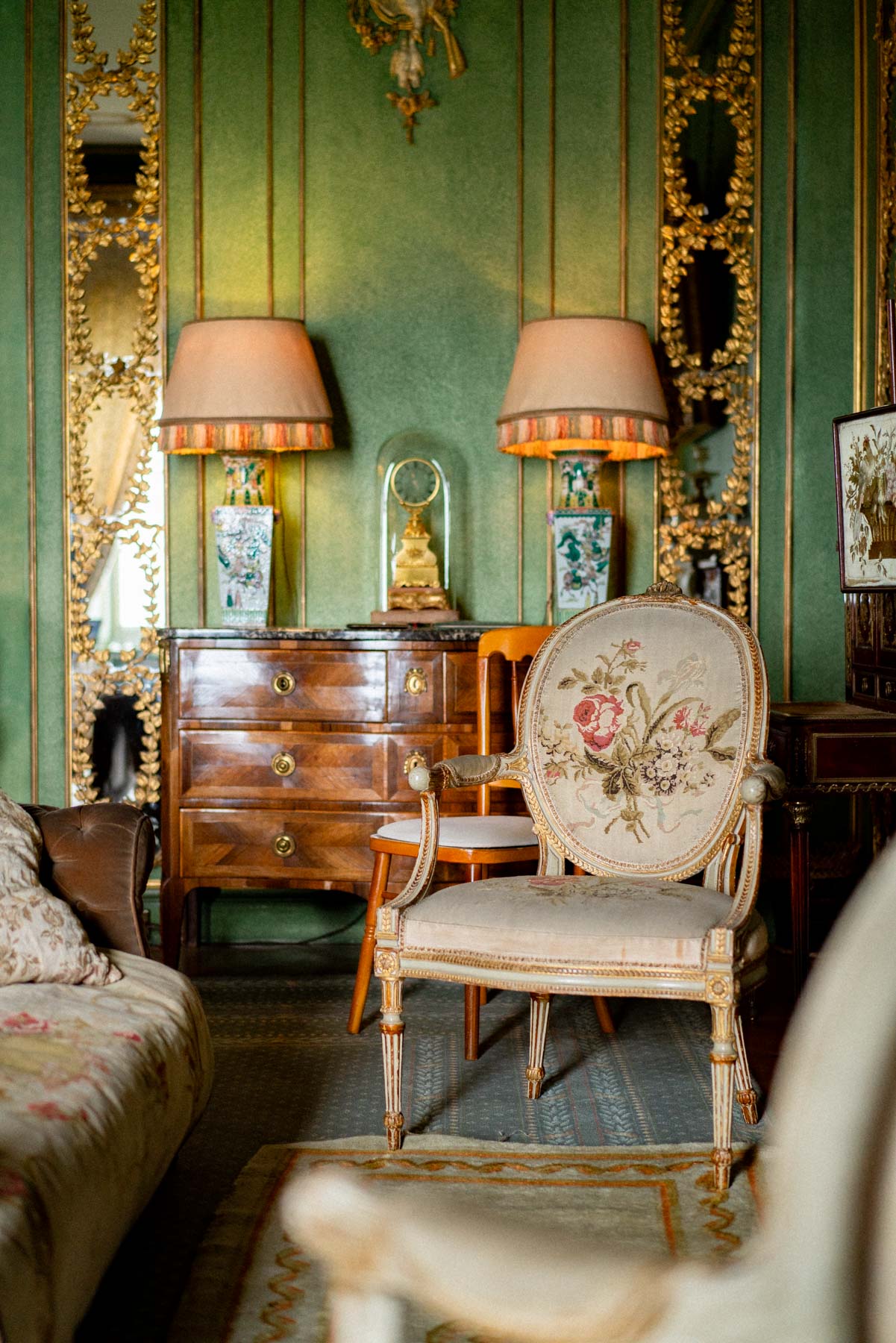 Inside of Dunrobin Castle in Scotland