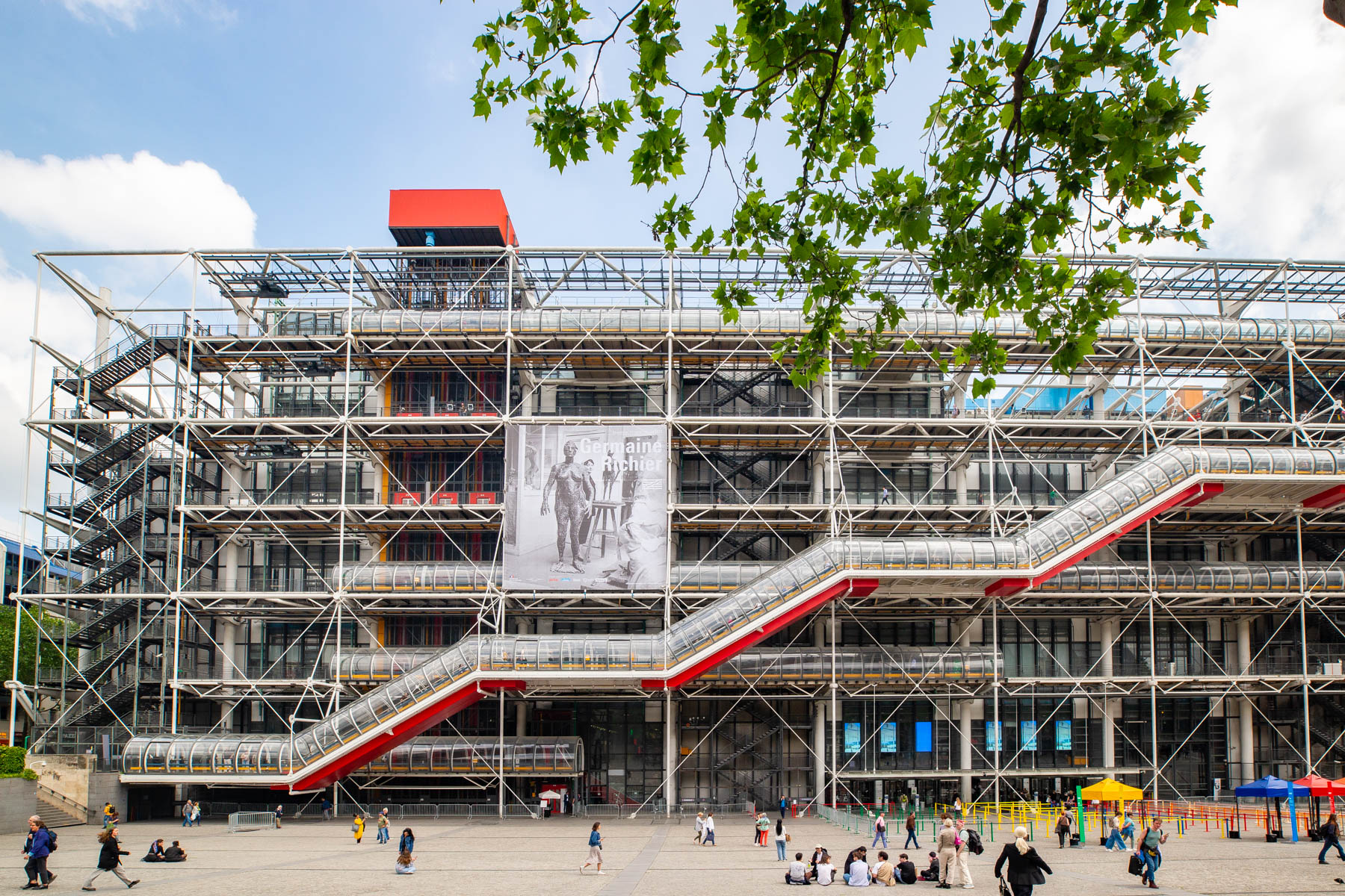 Centre Pompidou Exterior, best Paris Museums