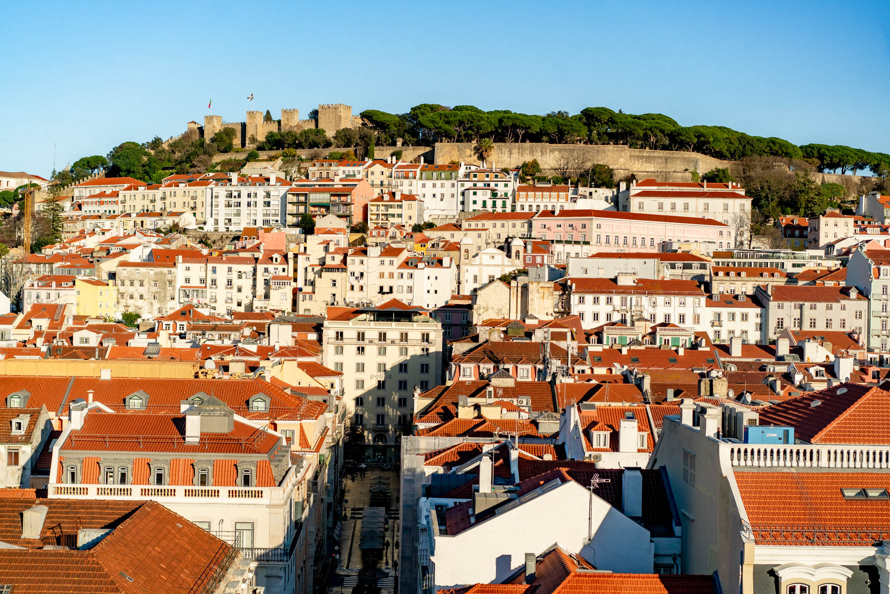 View from Elevador de Santa Justa