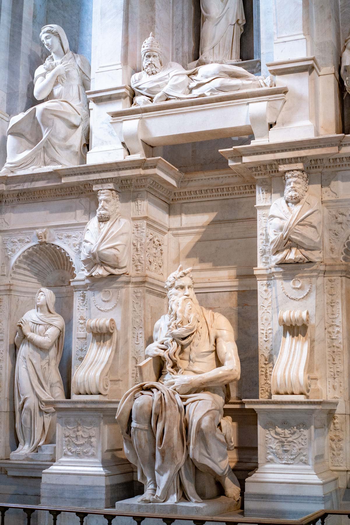 Basilica of Saint Peter in Chains, Michaelangelo Moses Statue Rome