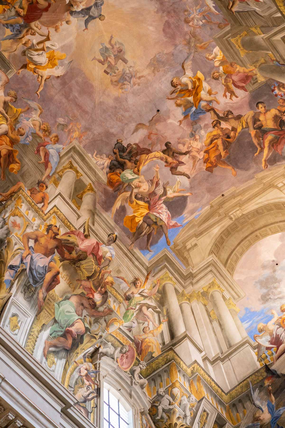 Ceiling of Sant'Ignazio di Loyola Famous Churches in Rome